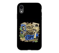 FOLD CUT COPY Mini Zine Comic Making Case for iPhone XR