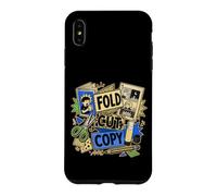 FOLD CUT COPY Mini Zine Comic Making Case for iPhone XS Max