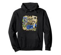 FOLD CUT COPY Mini Zine Comic Making Pullover Hoodie