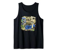 FOLD Cut Copy Mini Zine Comic Making Tank Top