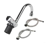 Fold Down Hot Cold Mixer Tap for Motorhome For Caravan with For 360 Degree Rotation Capability and Compact Folding Design