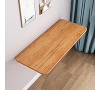 Fold Down Table Wall Mounted,Laundry Table Floating Countertop,Wood Wall Mounted Table Kitchen Table,Easy To Assemble,Wall Mounted Folding Dining Table,for Offices Study Restaurants.