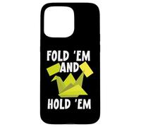 Fold 'em And Hold 'em Paper Art Origami Paper Japanese Art Case for iPhone 15 Pro Max
