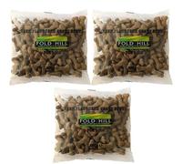Fold Hill Beef Flavoured Gravy Bones Dog Treats, Crunchy Biscuits for Dogs, 3 x 500g Value Pack, Training Reward Snacks, Suitable for Dogs Over 12 Weeks, Vitamin and Mineral Enriched