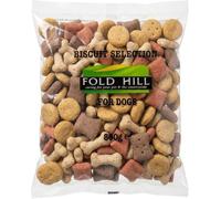 Fold Hill Dog Treats Biscuit Variety Selection 800g - Crunchy Dental Dog Biscuits for Healthy Teeth & Gums, Mixed Flavour Dog Treats, Daily Reward Snacks for All Breeds and Sizes