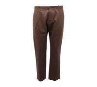 Fold Man Cotton Elastane Trousers, male, Nine In The Morning, Chinos, Brown, L, Trousers L