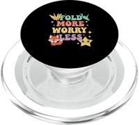Fold More Worry Less Origami Crane Fox Star Craft PopSockets PopGrip for MagSafe