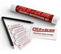 Fold-N-Glide Treadmill Maintenance Kit |Treadmill Lubricant for Belt | 5 x Lube Applications | Foldable Metal 23" Applicator Wand | Directions Included (Fold-N-Glide 5 Applications Kit)