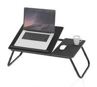 Fold-out laptop table height-adjustable reading table breakfast board book tray