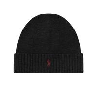 Wool Signature Pony Beanie Dark Grey
