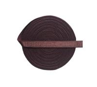 Fold Over Elastic Elastic Spandex Satin Band Shoulder Tape Underwear Lingerie Sewing Trim-Tan-10mm-10 Yards(Rum Raisin,10 Yards)