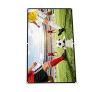 Fold Projection Screen 16: 9 Aspect Ratio Polyester Fabric for Home Cinemas and Sports Event Foldable Slide Screen Easy Arrange