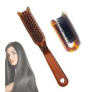 Fold the hair brush for travel, comfortable styling, foundation, lightweight style, foundation bag, easy to use at home, at home and on the go, folding hair comom, haircom portable travel brush