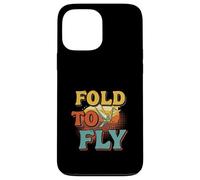 Fold To Fly Origami Crane Retro Paper Art Case for iPhone 13 Pro Max