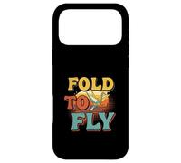 Fold To Fly Origami Crane Retro Paper Art Case for iPhone 17 Pro Max