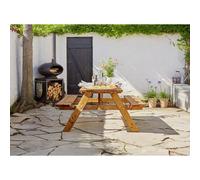 Fold Up Picnic Table - 6 Seat Brown by EKJU
