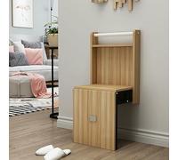 Fold Up Shower Stool, Folding Wall Mounted Shoe Changing Stool With Handrail And Non-Slip Mat In Multicolor(Yellow)