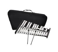 Foldable 25 Note Glockenspiel Xylophone Wooden Frame Aluminum Bars Educational Percussion Musical Instrument With Carrying