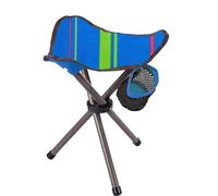 Foldable 3-legged camping stool O'Camp Bleu 32x32x38 cm