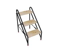 Foldable 3-Step Ladder Stool for Pool, Library, Attic, Office & Home - Multi-Purpose Climbing Platform, Swimming Pool Step Stool