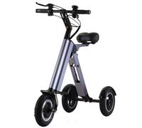 Foldable 3 Wheel Electric Trike for Adults, Lightweight Powered Mobility Scooter with 36V 7.8AH Battery, Key Lock Design for Daily Commute, Shopping and Outdoor Travel
