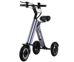 Foldable 3 Wheel Electric Trike for Adults, Lightweight Powered Mobility Scooter with 36V 7.8AH Battery, Key Lock Design for Daily Commute, Shopping and Outdoor Travel