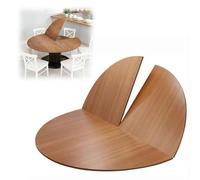 Foldable 3040 inch Round Dining Table TopModern Walnut Kitchen Table for Space Saving Catering & Banquet Parties 110cm/44inch Replacement Extender Tops