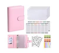 Foldable 360 Degree Binder with Standard 6 Hole Refill Able Pages Leather Construction Ideal for Flexible Writing Angles Refill Notebook Folders Binders