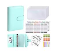Foldable 360 Degree Binder with Standard 6 Hole Refill Able Pages Leather Construction Ideal for Flexible Writing Angles Refill Notebook Folders Binders