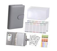 Foldable 360 Degree Binder with Standard 6 Hole Refill Able Pages Leather Construction Ideal for Flexible Writing Angles Refill Notebook Folders Binders