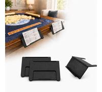 Foldable 3d-printed Mahjong Card Holder Carbon Fiber Table Stand For American Mahjong, Space-saving Design With Angled Viewing For Ultimate Gameplay 2 Pcs