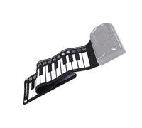 Foldable 49 Piano Silicone Keyboard with USB Port Integrated Speakers Practical Design for Beginners and Children Foldable Digital Piano