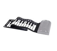 Foldable 49 Piano Silicone Keyboard with USB Port Integrated Speakers Practical Design for Beginners and Children Foldable Digital Piano