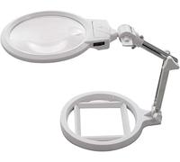 Foldable 5X Magnifying Glass Multi-Functional Flexible Desktop Embroidery Reading Loupe Magnifier Mage