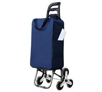 Foldable 6Wheel Stair Climbing Grocery CartLightweight Shopping Trolley for Easy Transport Perfe for Market & Grocery Runs