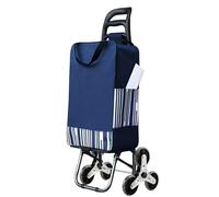 Foldable 6Wheel Stair Climbing Shopping CartEasy Grocery and Market Transport Lightweight Durable Portable Trolley for Effortless Carrying and Convenience