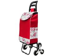 Foldable 6Wheel Stair Climbing Shopping CartLightweight Grocery Trolley for Effortless Market Transport Ideal for Seniors and Busy Shoppers