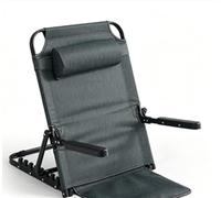 Foldable 7-Tier Bed Backrest, Adjustable Recliner Chair with Cushion, Sturdy Metal Support for Elderly & Disabled - Home Nursing Chair for Comfort
