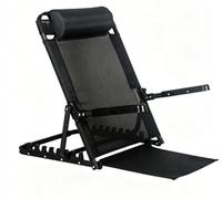 Foldable 7-Tier Bed Backrest, Adjustable Recliner Chair with Cushion, Sturdy Metal Support for Elderly & Disabled - Home Nursing Chair for Comfort