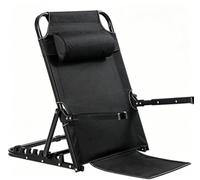 Foldable 7-Tier Bed Backrest, Adjustable Recliner Chair with Cushion, Sturdy Metal Support for Elderly & Disabled - Home Nursing Chair for Comfort