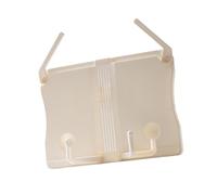 Foldable ABS Textbook Stand with Page Clip Extendable Adjustable Reading Stand for Books Sheet Music and Tablets