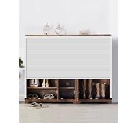 Foldable Accordion Door No Drilling, Customizable Sliding Gate for Wardrobe Cabinet and Home Entry