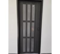Foldable Accordion Door Screen, Indoor Folding Partition for Room Separation, Magnetic Closure for Easy Installation