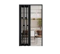 Foldable Accordion Door - Space-Saving Interior Partition for Balcony Laundry Room Bedroom Living Room - 46"x80" (117x203cm) Stylish and Functional Solutions