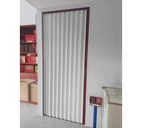 Foldable Accordion Gate, Concertina Door with Lock, Sliding Screen Door for Home, Pantry, Living Room