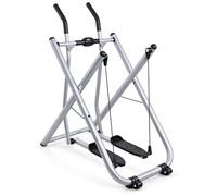 Foldable Air Walker Exercise Machine, Cardio Cross Trainer, 265 lb Capacity | Steel frame with non-slip pedals, cushioned handles, workout monitor and compact folding design for home, gym or office use
