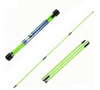 Foldable Alignment Sticks Training Aid for Enhanced Aiming and Posture Control, 6 Durable Fiberglass Rods in Clear Tube Case (3 Sets)