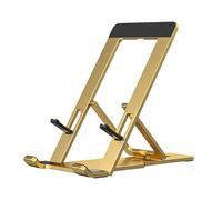 Foldable Aluminium Stand for Mobile Phones and Tablets with a Size of 4 to 12 Inches, Perfect Travel Companion for Easy Viewing and Lightweight, Portable, Foldable Aluminium Phone