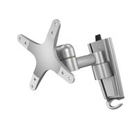 Foldable Aluminum Alloy Wall Mount 18kg Load Capacity for 13-32 Inch Screens Space Saving Design Aluminum Alloy Monitors Mount Aluminum Televisions Mount