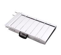 Foldable Aluminum Curb Ramps for Wheelchair Access, Durable Design for Driveways and Electric Vehicles